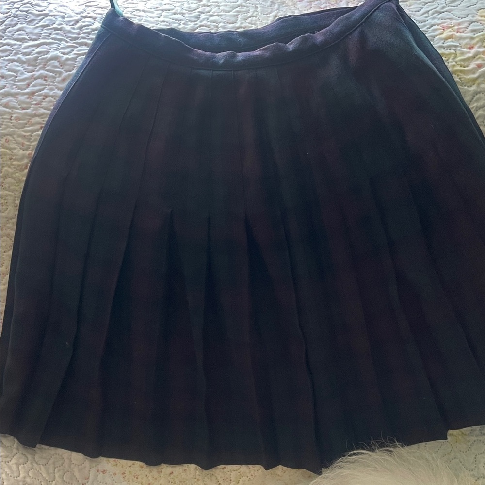 Vintage Classic Pleated Skirt Laura Ashley